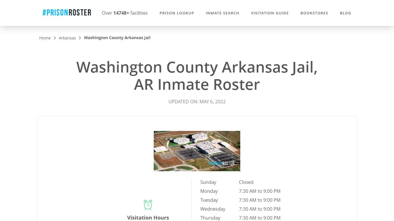 Washington County Arkansas Jail, AR Inmate Roster